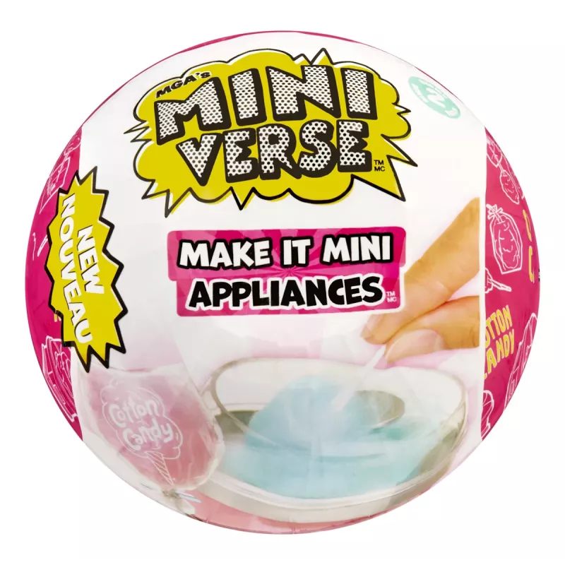 Miniverse MGA's - Make It Mini Appliances Series 2 PDQ, 8 m., Daugiaspalvis, Plastikas