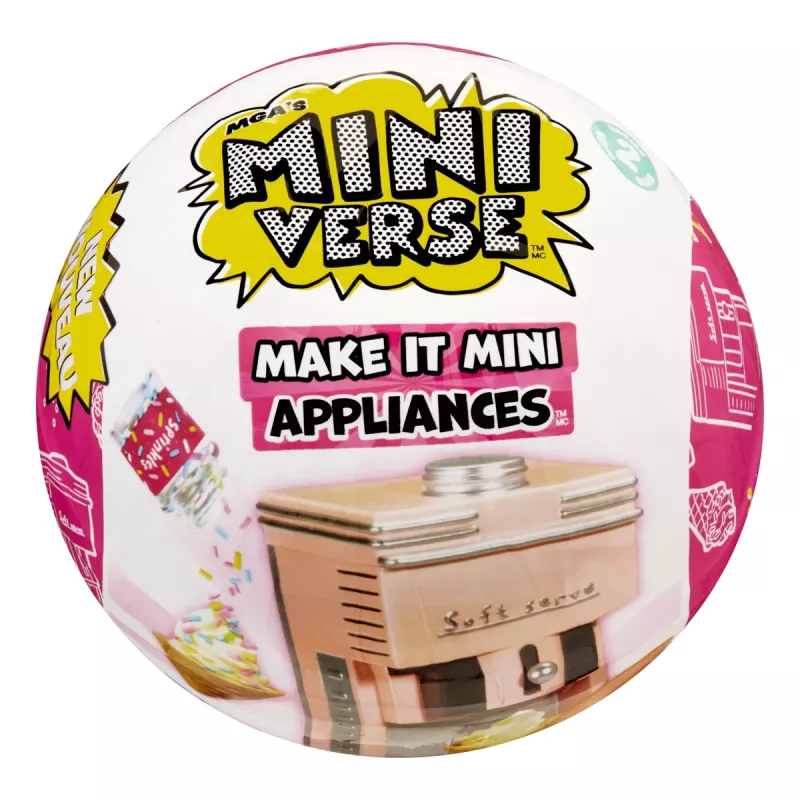 Miniverse MGA's - Make It Mini Appliances Series 2 PDQ, 8 m., Daugiaspalvis, Plastikas