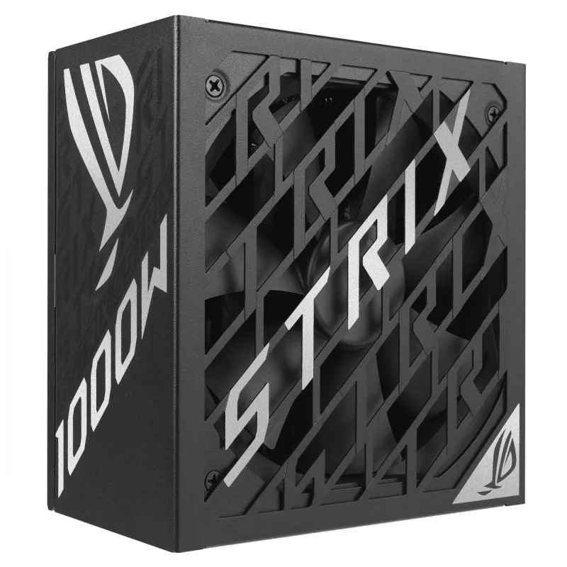 ASUS ROG STRIX-1000P-GAMING maitinimo blokas 1000 W 20+4 kontaktų ATX ATX juodos, sidabrinės spalvos