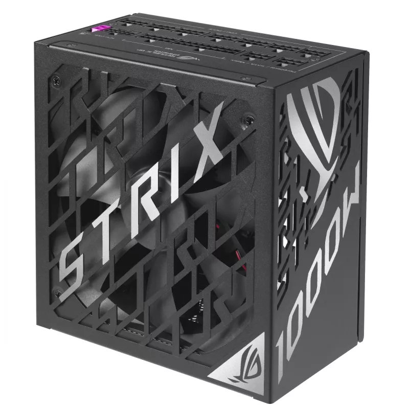 ASUS ROG STRIX-1000P-GAMING maitinimo blokas 1000 W 20+4 kontaktų ATX ATX juodos, sidabrinės spalvos