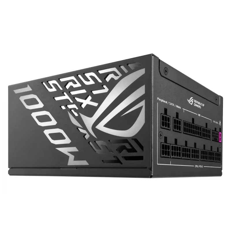 ASUS ROG STRIX-1000P-GAMING maitinimo blokas 1000 W 20+4 kontaktų ATX ATX juodos, sidabrinės spalvos