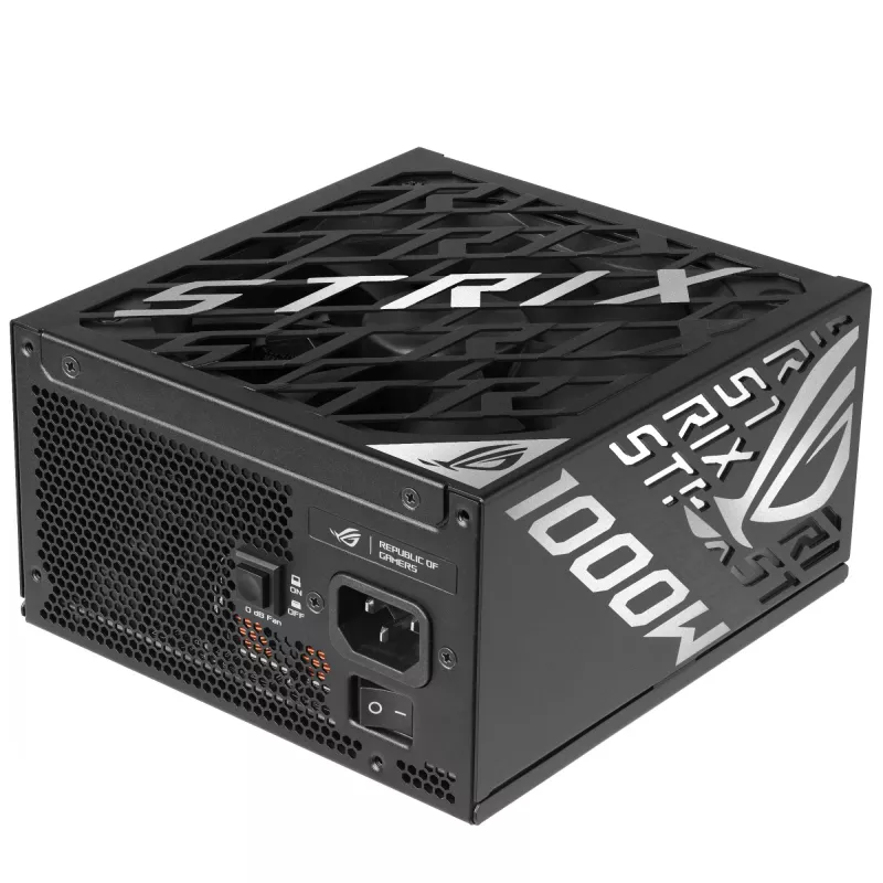 ASUS ROG STRIX-1000P-GAMING maitinimo blokas 1000 W 20+4 kontaktų ATX ATX juodos, sidabrinės spalvos