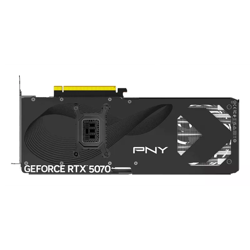 PNY GeForce RTX 5070 12GB Overclocked Triple Fan - 12GB GDDR7 - DisplayPort 2.1b / HDMI 2.1b