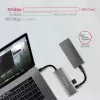 Axagon HMC-5G21 USB 10Gbps šakotuvas, 2x USB-A, 2x USB-C, HDMI 4k/30Hz, PD 60W, USB-C laidas