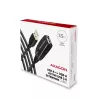 Axagon ADR-207 USB kartotuvo kabelis 7,5 m USB 2.0 juodas