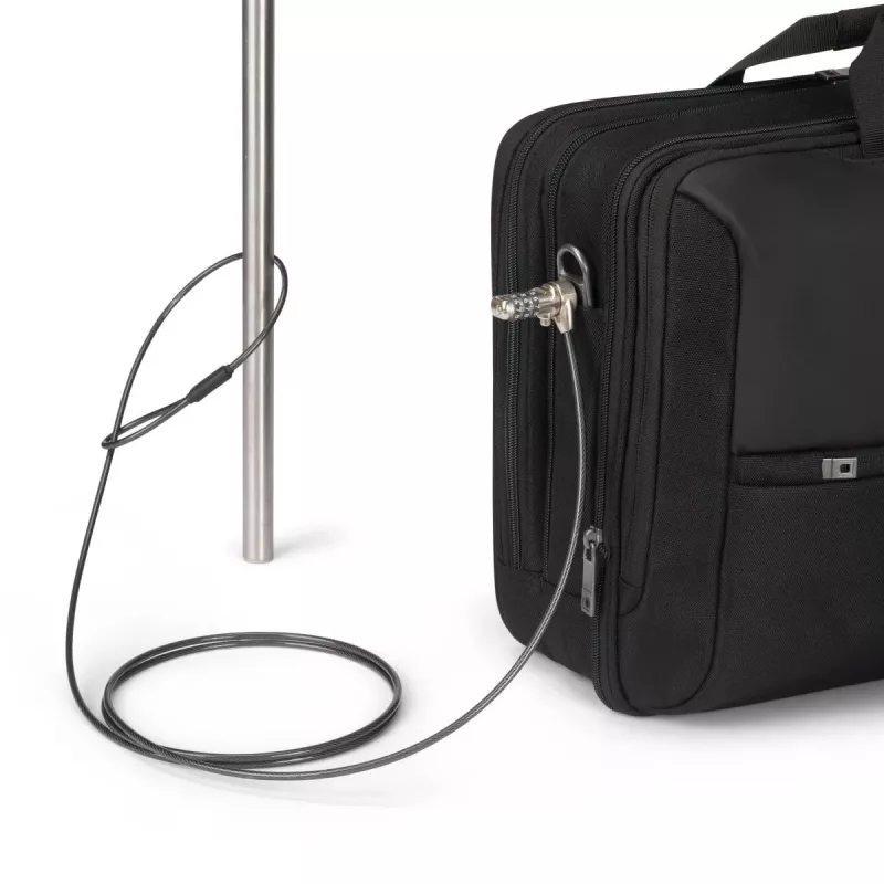 DICOTA Top Traveller Dual Five - 14-16 colių nešiojamojo kompiuterio dėklas - juodas / 900d perdirbtas PET poliesteris