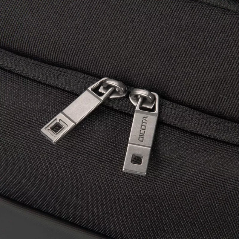 DICOTA Top Traveller Dual Five - 14-16 colių nešiojamojo kompiuterio dėklas - juodas / 900d perdirbtas PET poliesteris