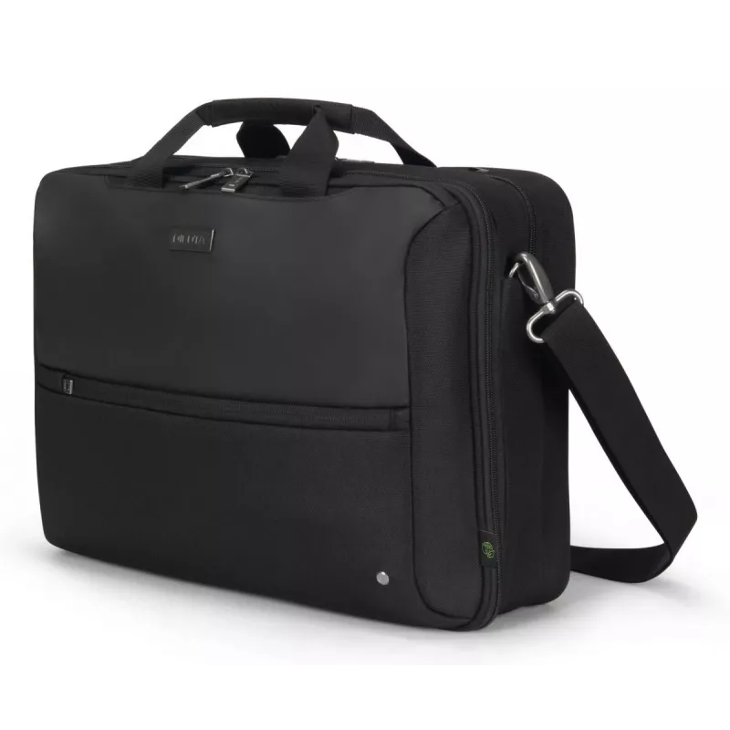 DICOTA Top Traveller Dual Five - 14-16 colių nešiojamojo kompiuterio dėklas - juodas / 900d perdirbtas PET poliesteris