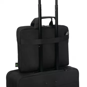 Portfelis DICOTA D32172-RPET 14 colių juodas su peties diržu