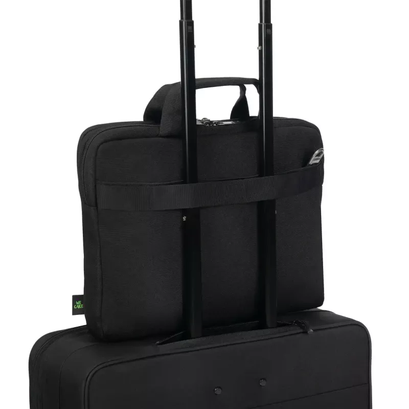 Portfelis DICOTA D32172-RPET 14 colių juodas su peties diržu