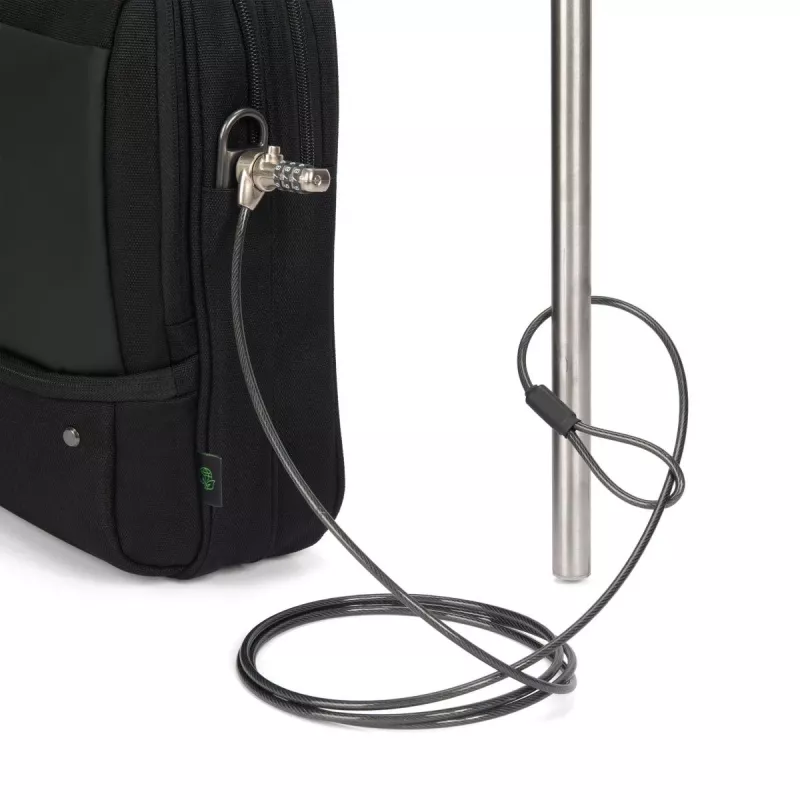 DICOTA Top Traveller Five - 12-14in Nešiojamojo kompiuterio dėklas - juodas / 900d perdirbtas PET poliesteris