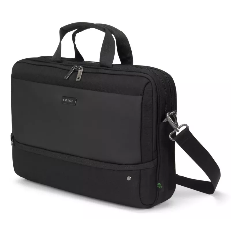 DICOTA Top Traveller Five - 12-14in Nešiojamojo kompiuterio dėklas - juodas / 900d perdirbtas PET poliesteris