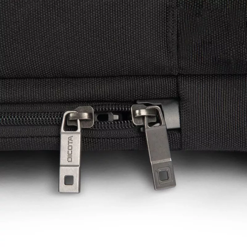 DICOTA Top Traveller Five - 12-14in Nešiojamojo kompiuterio dėklas - juodas / 900d perdirbtas PET poliesteris