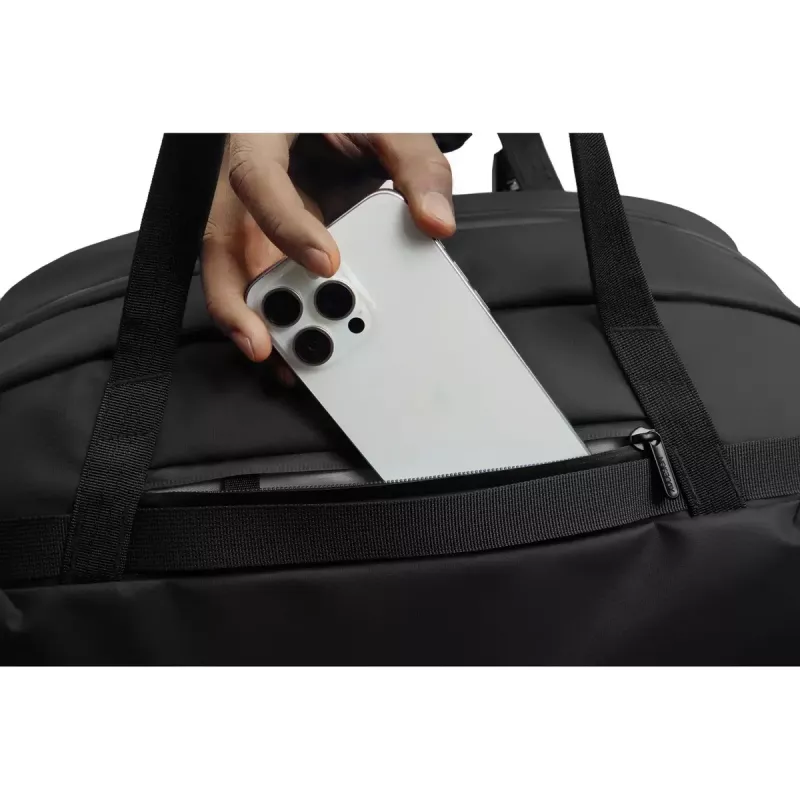 Duffle bag XDDESIGN P706.2901, vandeniui atsparus, 50×33×26 cm, 900 g, tinka iki 16 colių nešiojamam kompiuteriui, petnešėlė, atšvaitai