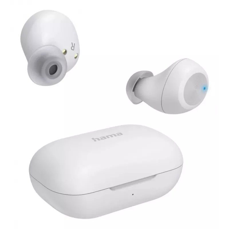 Hama Spirit Chop II ausinės True Wireless Stereo (TWS) į ausis įdedamos, sportui, Bluetooth, baltos
