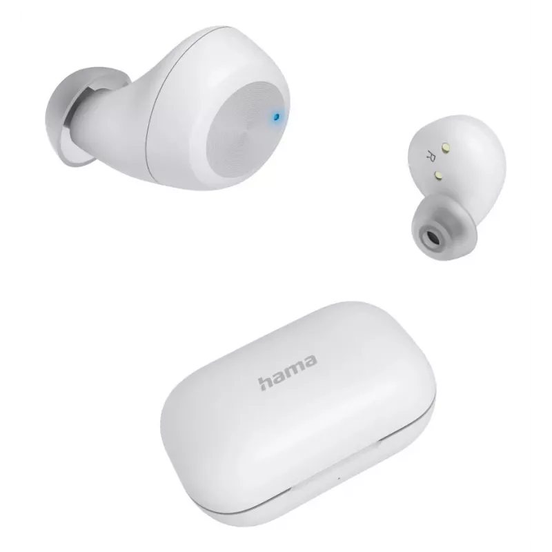 Hama Spirit Chop II ausinės True Wireless Stereo (TWS) į ausis įdedamos, sportui, Bluetooth, baltos