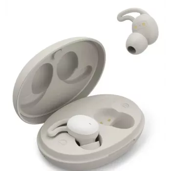 Hama Spirit Calm Ausinės True Wireless Stereo (TWS) Į ausis įdedamos Skambučiams / muzikai Bluetooth Smėlio, Baltos