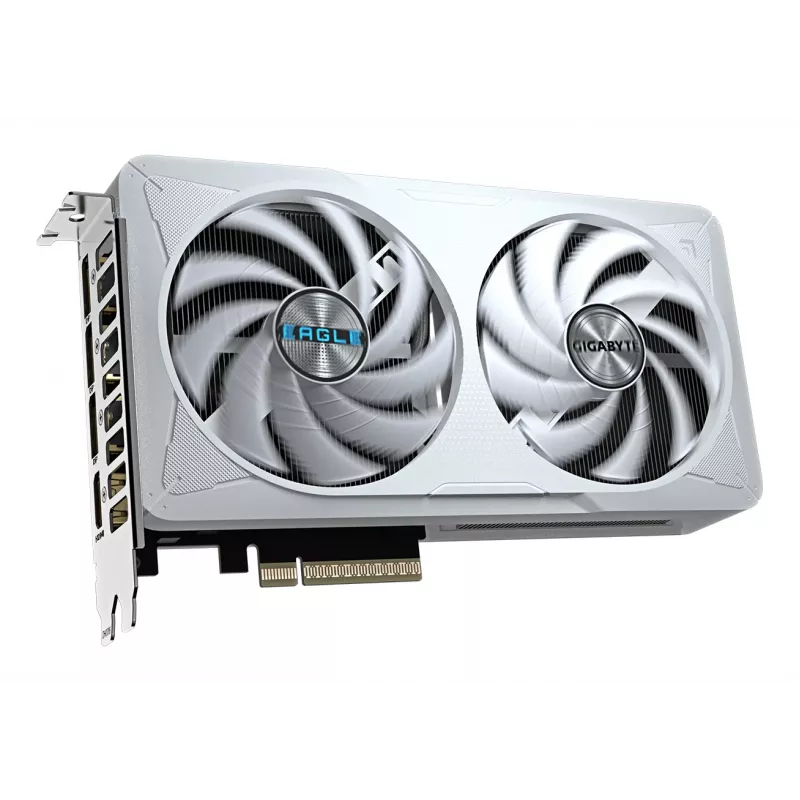 GIGABYTE GeForce RTX 5060 EAGLE OC ICE 8G vaizdo plokštė - 8GB GDDR7, 128bit, PCI-E 5.0, 2550 MHz branduolio dažnis, 3 x DisplayPort, 1 x HDMI, GV-N5060EAGLEOC ICE-8GD