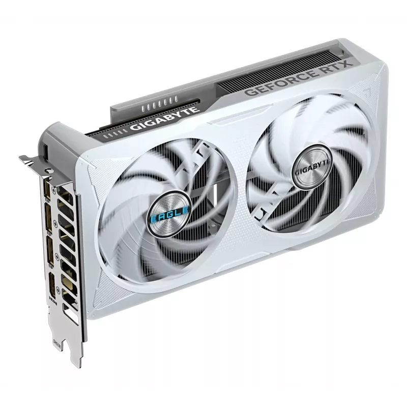 GIGABYTE GeForce RTX 5060 EAGLE OC ICE 8G vaizdo plokštė - 8GB GDDR7, 128bit, PCI-E 5.0, 2550 MHz branduolio dažnis, 3 x DisplayPort, 1 x HDMI, GV-N5060EAGLEOC ICE-8GD