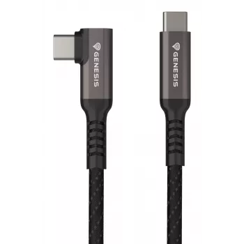 GENESIS NVC-2218 USB laidas USB 3.2 Gen 2 (3.1 Gen 2) 3 m USB C Juoda, Pilka
