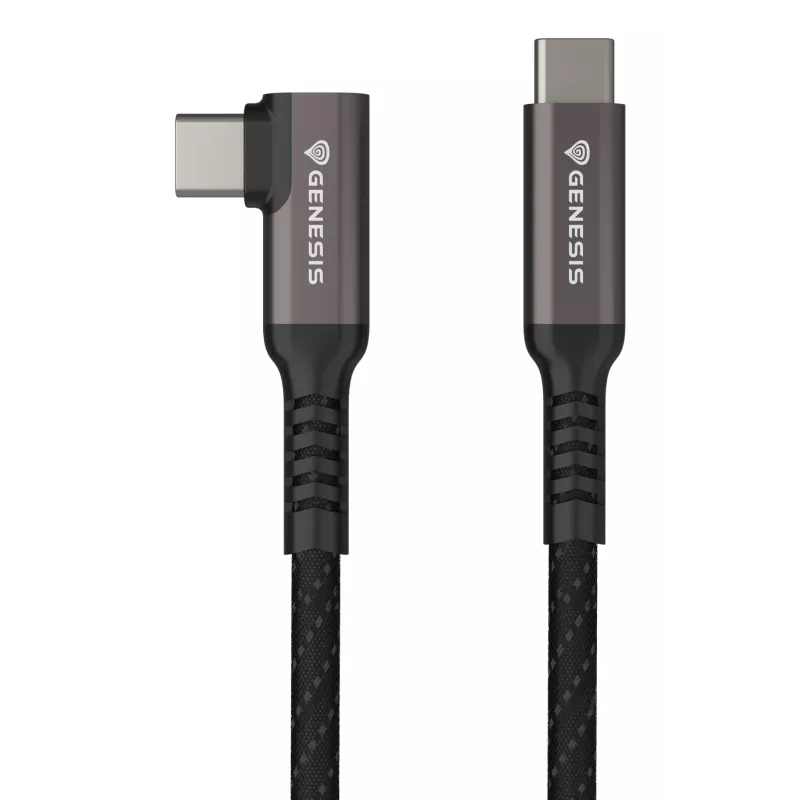 GENESIS NVC-2218 USB laidas USB 3.2 Gen 2 (3.1 Gen 2) 3 m USB C Juoda, Pilka