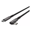 GENESIS NVC-2218 USB laidas USB 3.2 Gen 2 (3.1 Gen 2) 3 m USB C Juoda, Pilka