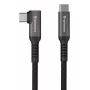 GENESIS NVC-2219 USB laidas USB 3.2 Gen 2 (3.1 Gen 2) 5 m USB C Juoda, Pilka