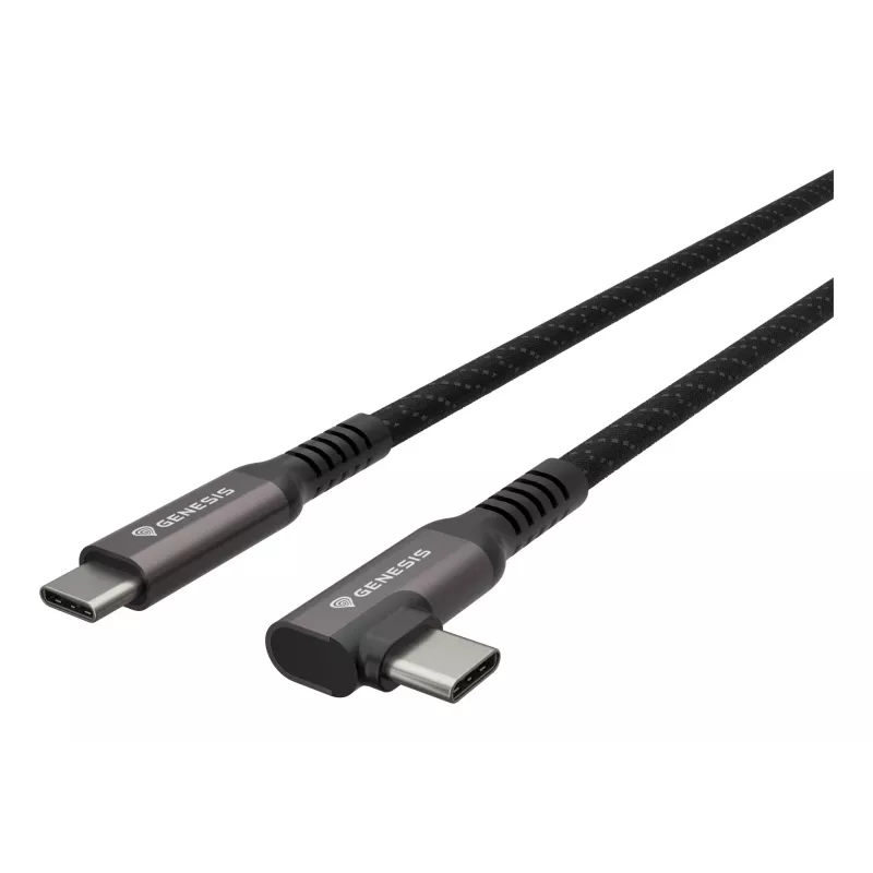 GENESIS NVC-2219 USB laidas USB 3.2 Gen 2 (3.1 Gen 2) 5 m USB C Juoda, Pilka