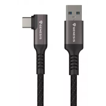 GENESIS NVC-2220 USB laidas USB 3.2 Gen 1 (3.1 Gen 1) 3 m USB A USB C juoda, pilka