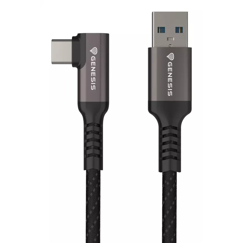 GENESIS NVC-2220 USB laidas USB 3.2 Gen 1 (3.1 Gen 1) 3 m USB A USB C juoda, pilka