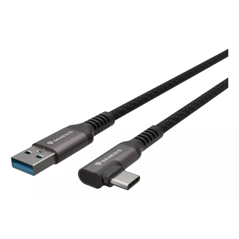 GENESIS NVC-2220 USB laidas USB 3.2 Gen 1 (3.1 Gen 1) 3 m USB A USB C juoda, pilka
