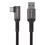 GENESIS NVC-2221 USB laidas USB 3.2 Gen 1 (3.1 Gen 1) 5 m USB A USB C Juoda, Pilka