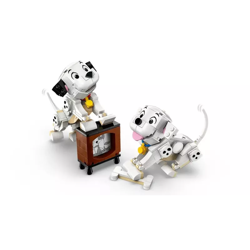 Konstrukcinis žaislas LEGO Disney Classic Puppies Lucky and Penny rinkinys 43271, 268 detalės, 90 mm aukštis, amžius 6+