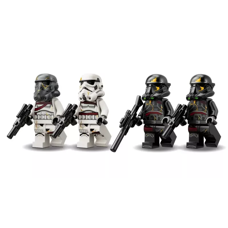 Konstruktorius LEGO Star Wars rinkinys 75412 Death Trooper Night Trooper, 119 dalių, 4 minifigūrėlės, modelis 60×90×70 mm