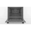 Įmontuojama elektrinė orkaitė Bosch Serie 2 HBF114ES0 — 66 L, nerūdijantis plienas, jutiklinis + sukamasis valdymas, 7 programos, grilis, konvekcija, 50–275 °C