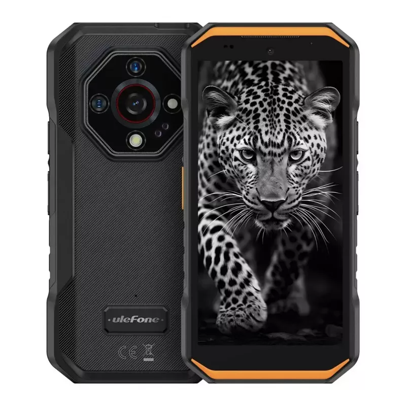 Tvirtas išmanusis telefonas UleFone Armor X32 6,0 colio 6 GB RAM 128 GB atminties Ryški oranžinė, energijos klasė B