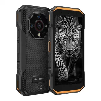 Tvirtas išmanusis telefonas UleFone Armor X32 6,0 colio 6 GB RAM 128 GB atminties Ryški oranžinė, energijos klasė B