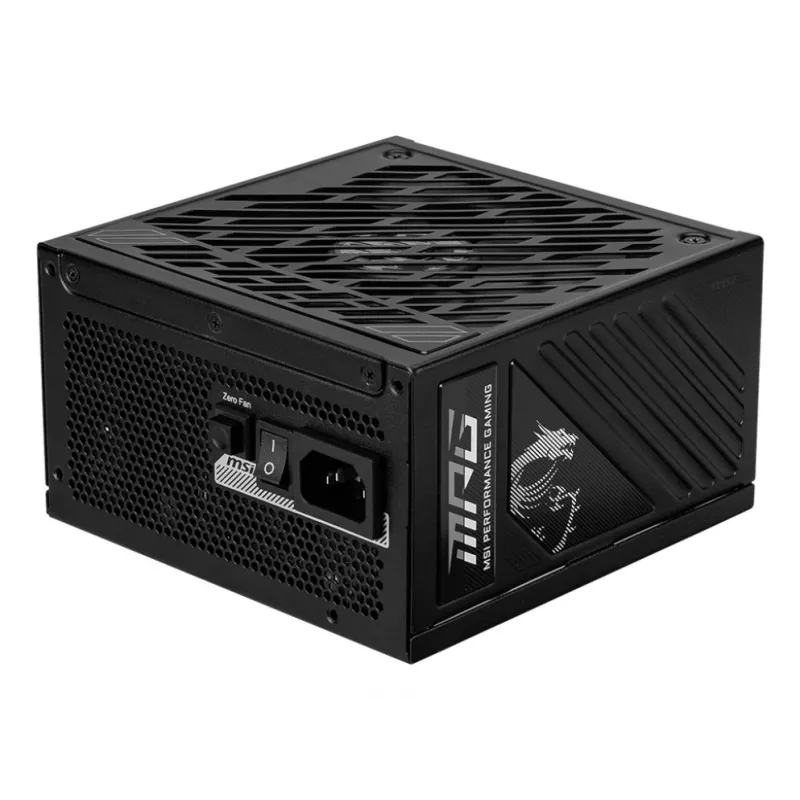 MSI MPG A1250GS PCIE5 maitinimo blokas 1250 W 20+4 kontaktų ATX ATX juodas