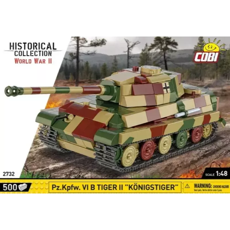 Plastikinis modelio rinkinys Cobi Pz.Kpfw. VI B Tiger II Königstiger mastelis 1:35 (COBI-2732)
