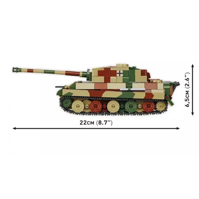 Plastikinis modelio rinkinys Cobi Pz.Kpfw. VI B Tiger II Königstiger mastelis 1:35 (COBI-2732)