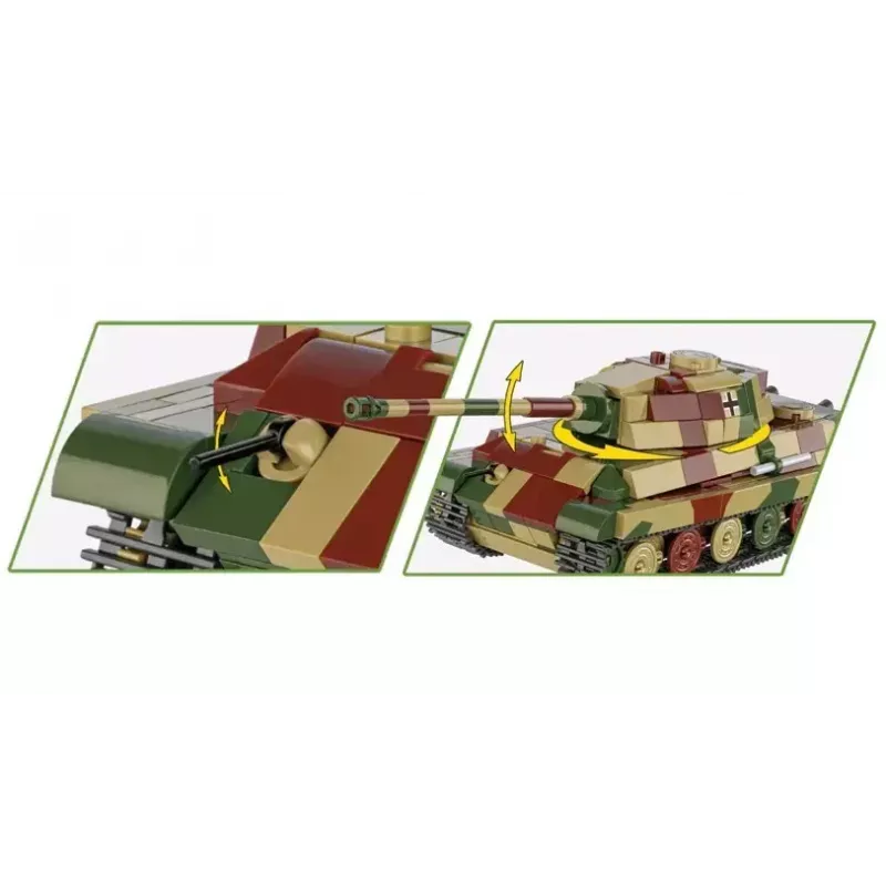 Plastikinis modelio rinkinys Cobi Pz.Kpfw. VI B Tiger II Königstiger mastelis 1:35 (COBI-2732)