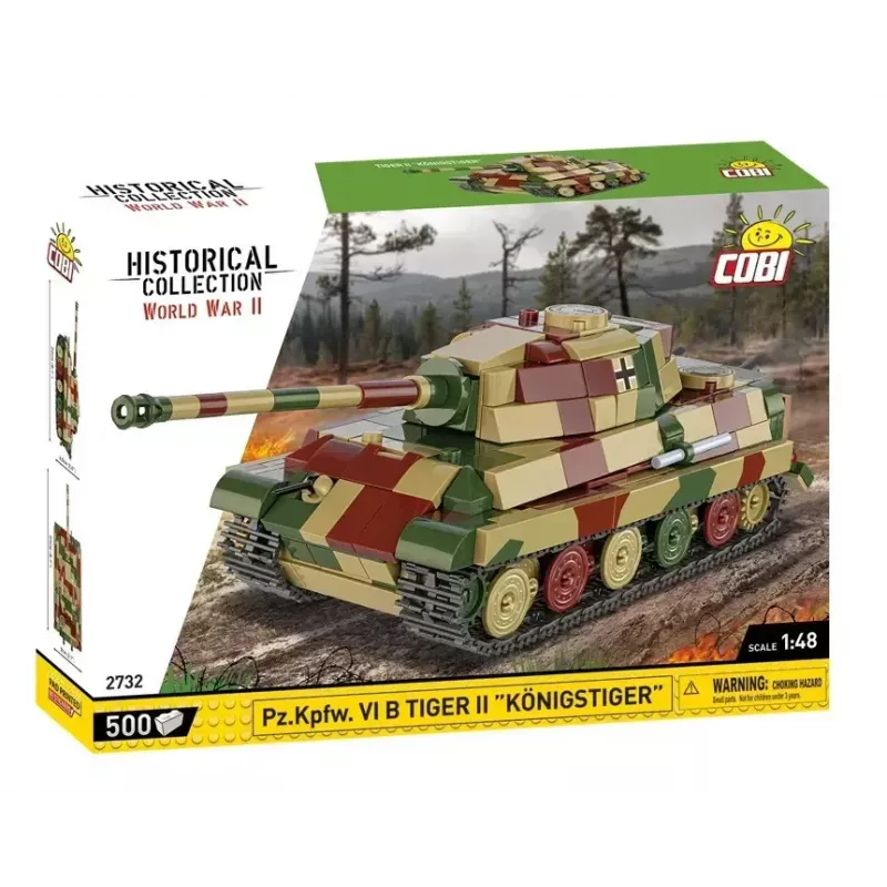 Plastikinis modelio rinkinys Cobi Pz.Kpfw. VI B Tiger II Königstiger mastelis 1:35 (COBI-2732)