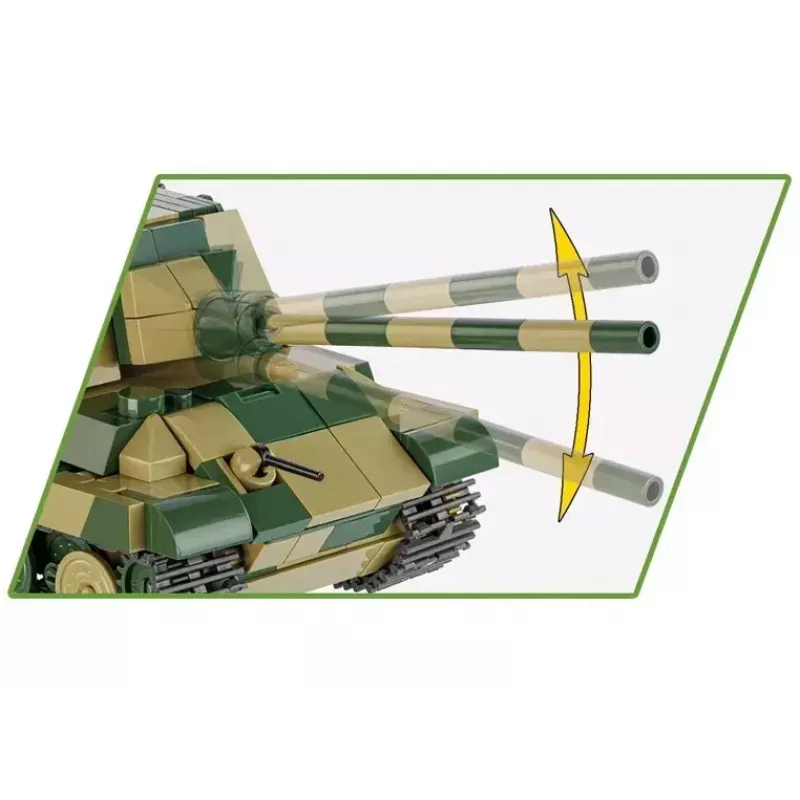 Cobi Panzerjäger Tiger Ausf. B Jagdtiger 1:35 mastelio modelio rinkinys