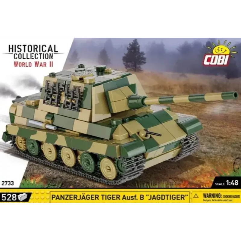 Cobi Panzerjäger Tiger Ausf. B Jagdtiger 1:35 mastelio modelio rinkinys