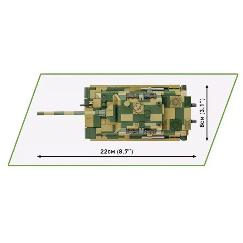 Cobi Panzerjäger Tiger Ausf. B Jagdtiger 1:35 mastelio modelio rinkinys