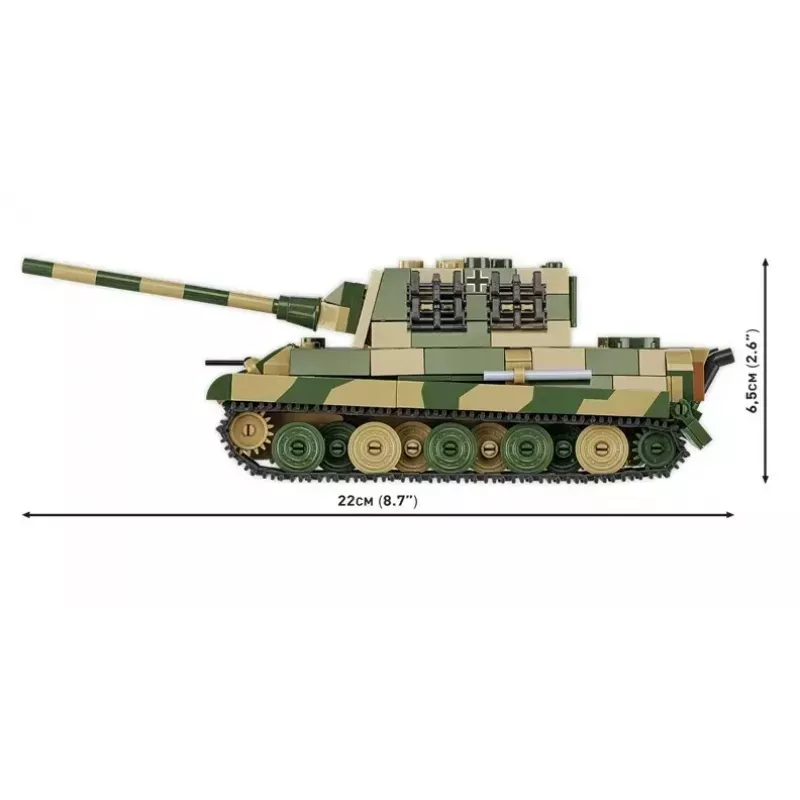 Cobi Panzerjäger Tiger Ausf. B Jagdtiger 1:35 mastelio modelio rinkinys