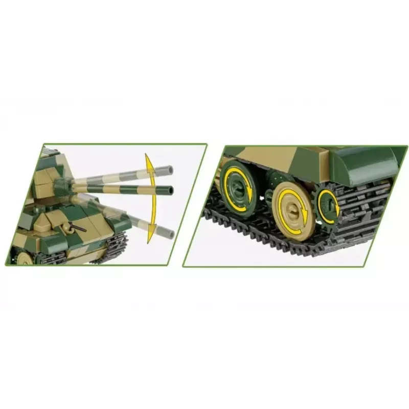Cobi Panzerjäger Tiger Ausf. B Jagdtiger 1:35 mastelio modelio rinkinys