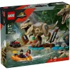 LEGO dinozaurų konstravimo rinkinys T. rex River Escape 76975 — 199 dalys, 2 minifigūrėlės, amžius 5+