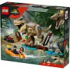 LEGO dinozaurų konstravimo rinkinys T. rex River Escape 76975 — 199 dalys, 2 minifigūrėlės, amžius 5+