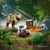 LEGO dinozaurų konstravimo rinkinys T. rex River Escape 76975 — 199 dalys, 2 minifigūrėlės, amžius 5+
